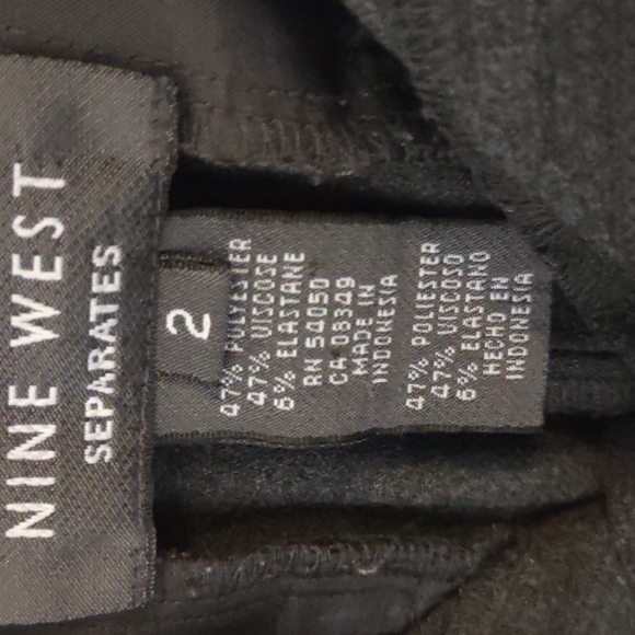 Nine West business slacks charcoal - Picture 3 of 4